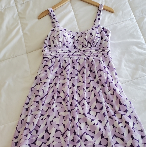 IZ Purple Floral Sundress - Picture 1 of 5